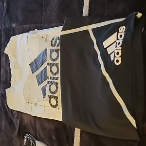 Addidas Primeblue Shorts and Addidas T-shirt Set